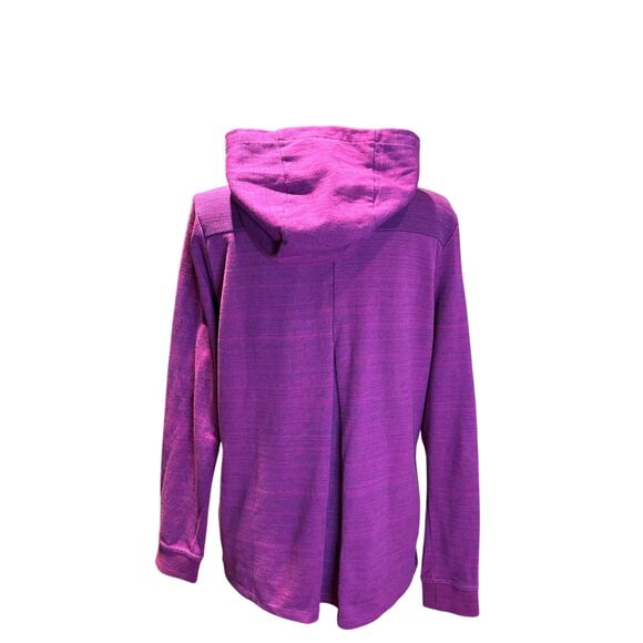 Nike Zip-Front, LS Hoodie Sweatshirt, Magenta, Size M - Picture 2 of 4
